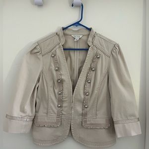 White House Black Market vintage military jacket